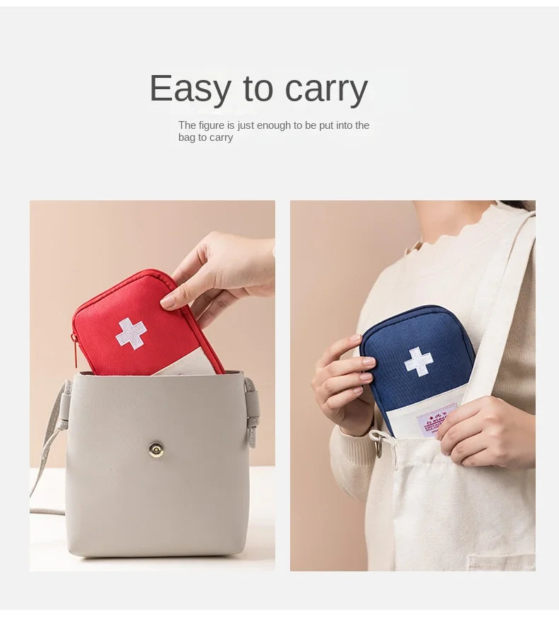 3 Pcs/set Portable Medical Storage Bag First Aid Kit Organizer Home Outdoor Travel Bag