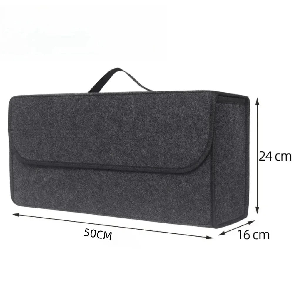 1PC Large Anti Slip Compartment Boot Storage Organizer Tool Car Storage Bag