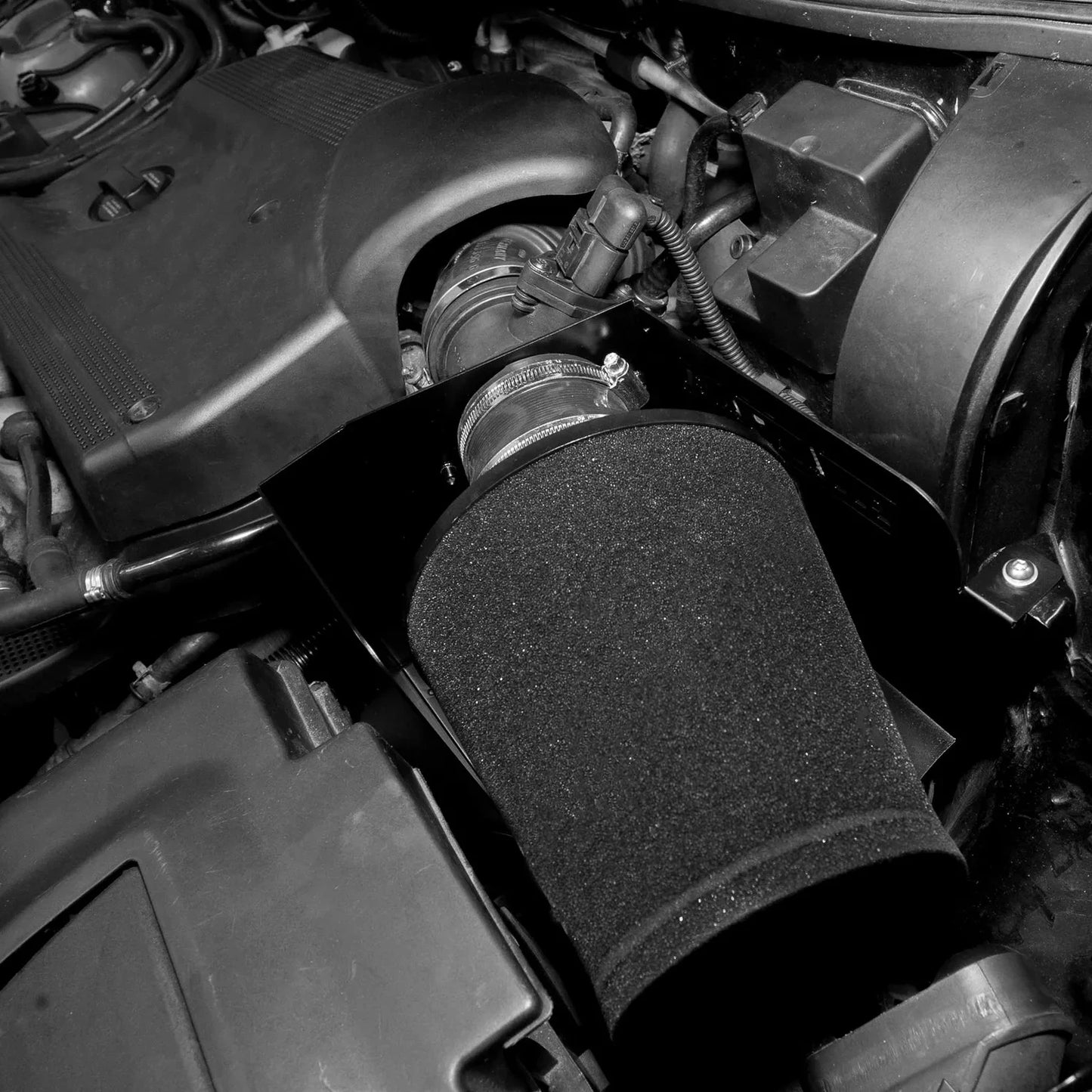 MUGE-3"76mm Universal High Flow Inlet Foam Air Filter Cleaner Cold Air Intake Cone