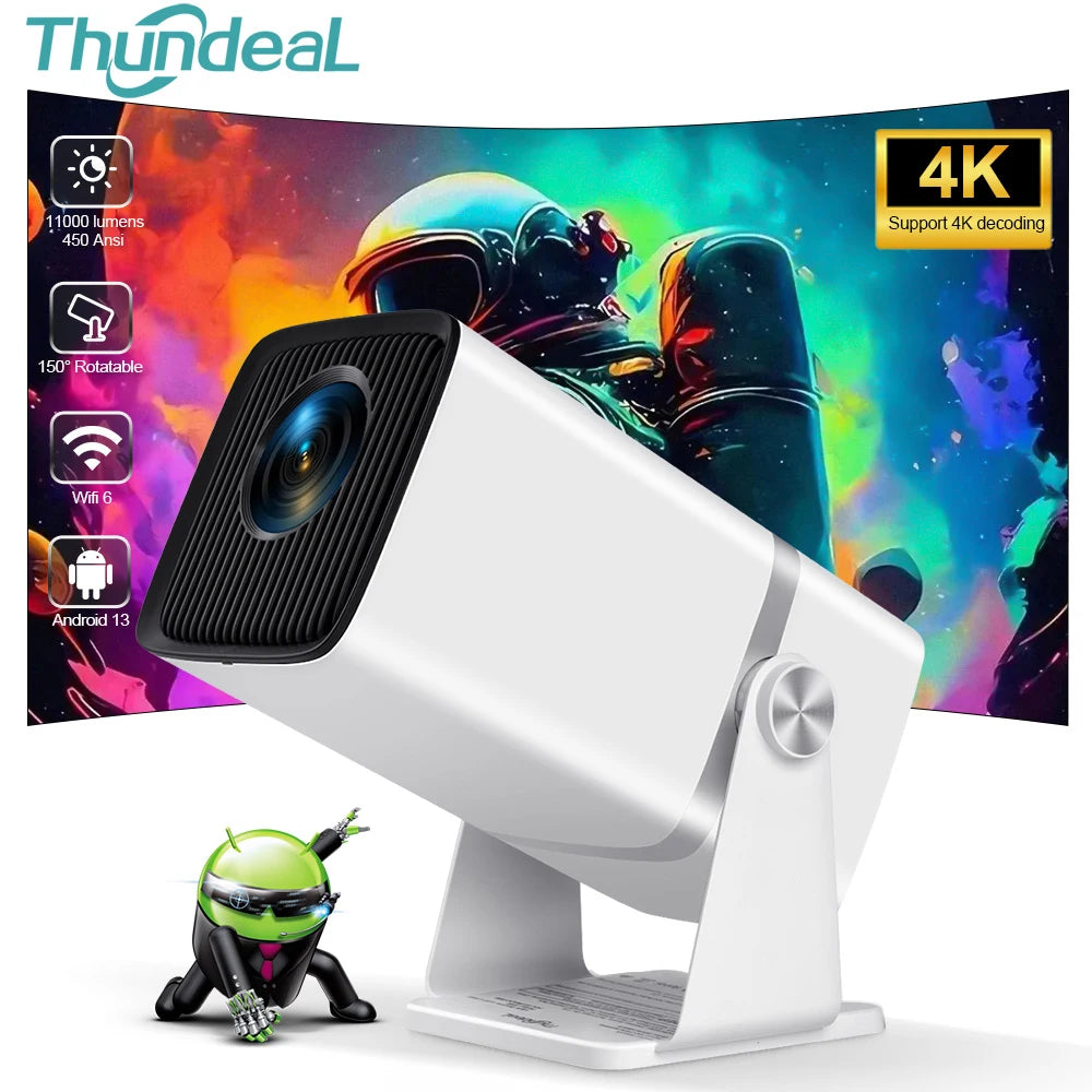 4K Full HD Projector FHD TD80W Android WiFi 3D Home Theatre