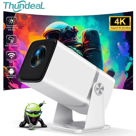 4K Full HD Projector FHD TD80W Android WiFi 3D Home Theatre