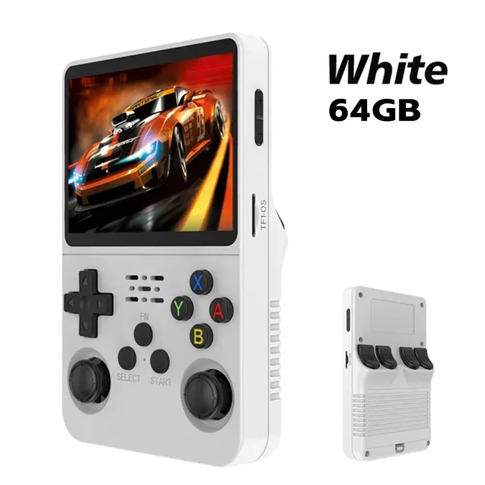 R36S Retro Handheld Video Game Console Linux System 3.5 Inch IPS Screen Portable Player 64GB