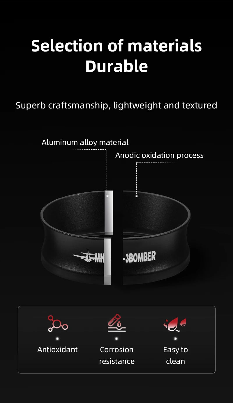 MHW-3BOMBER 58MM Magnetic Dosing Funnel with 10 Magnets Espresso Dosing Ring