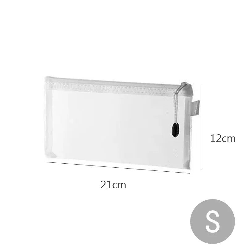 Mesh Zipper File Bag Toy Storage Bag