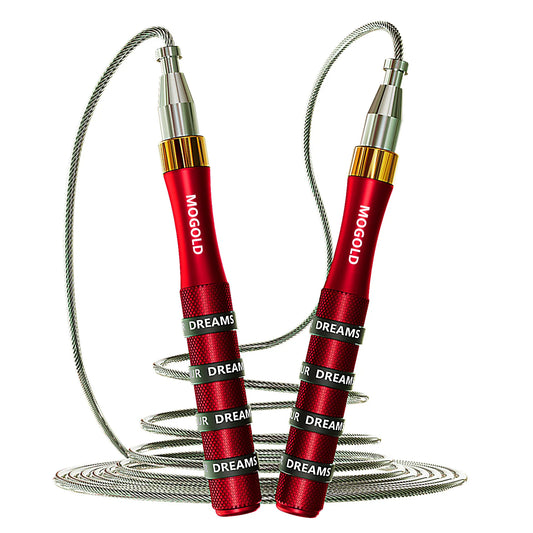 Self-Locking Bearing Skipping Rope, Suitable for Human Aerobics, Aluminium Alloy Handle