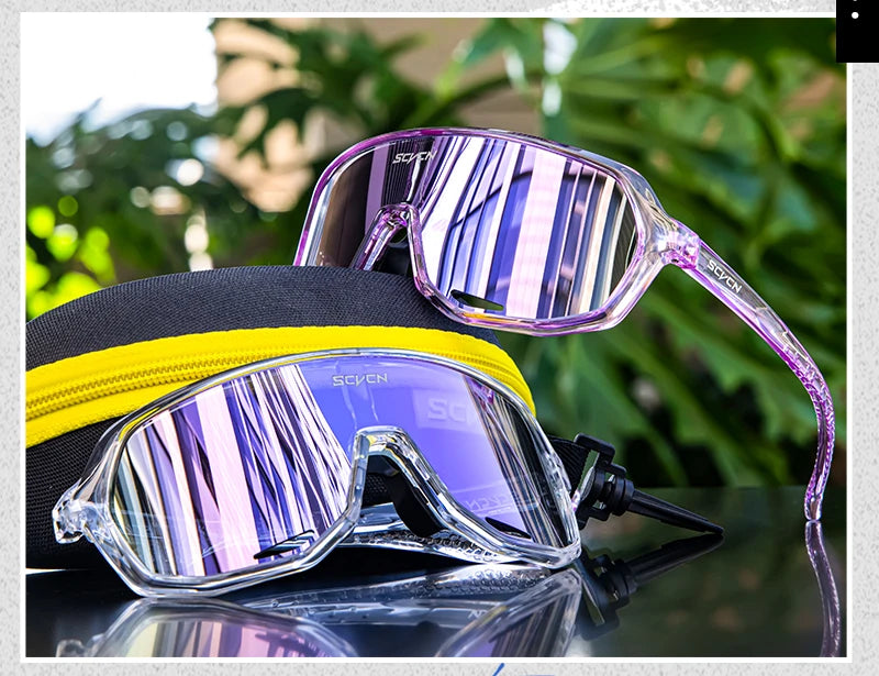 SCVCN New Outdoor Cycling Glasses Bike Sunglasses Men UV400