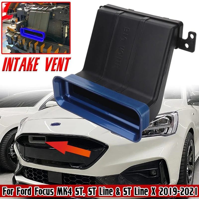 QT Ford Focus MK4 Air Inlet Tuyere Intake Duct 2019 2020 2021 Ford Focus RS ST Hatchback 4D Sedan 5D MK4 2019 2020 2021