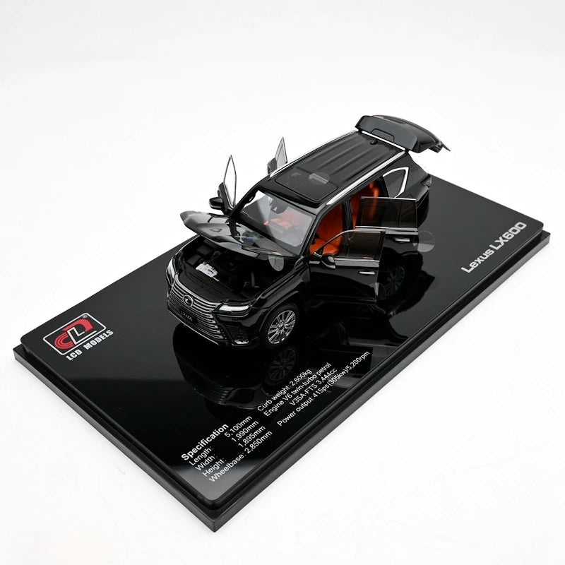 Lexus Lx600 Suv 1:43 Scale Die-Cast Model Full-Open Alloy Miniature Car