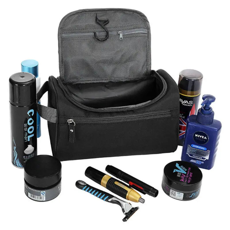 Portable Makeup Bag Unisex Capacity Waterproof Cosmetic Organizer