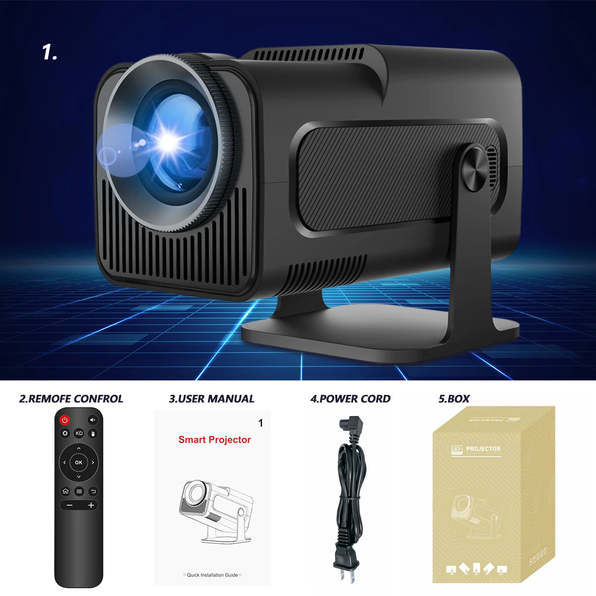 Magcubic HY320 Android11 4K HD Projector WiFi6