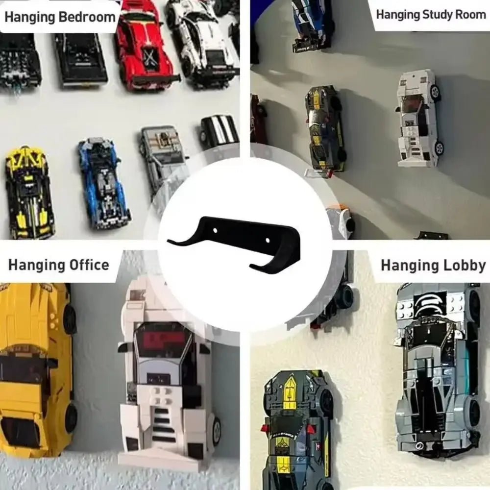 1/4/8/12PCS Car Display Wall Mount Firmly Save Space Vertical Model Car
