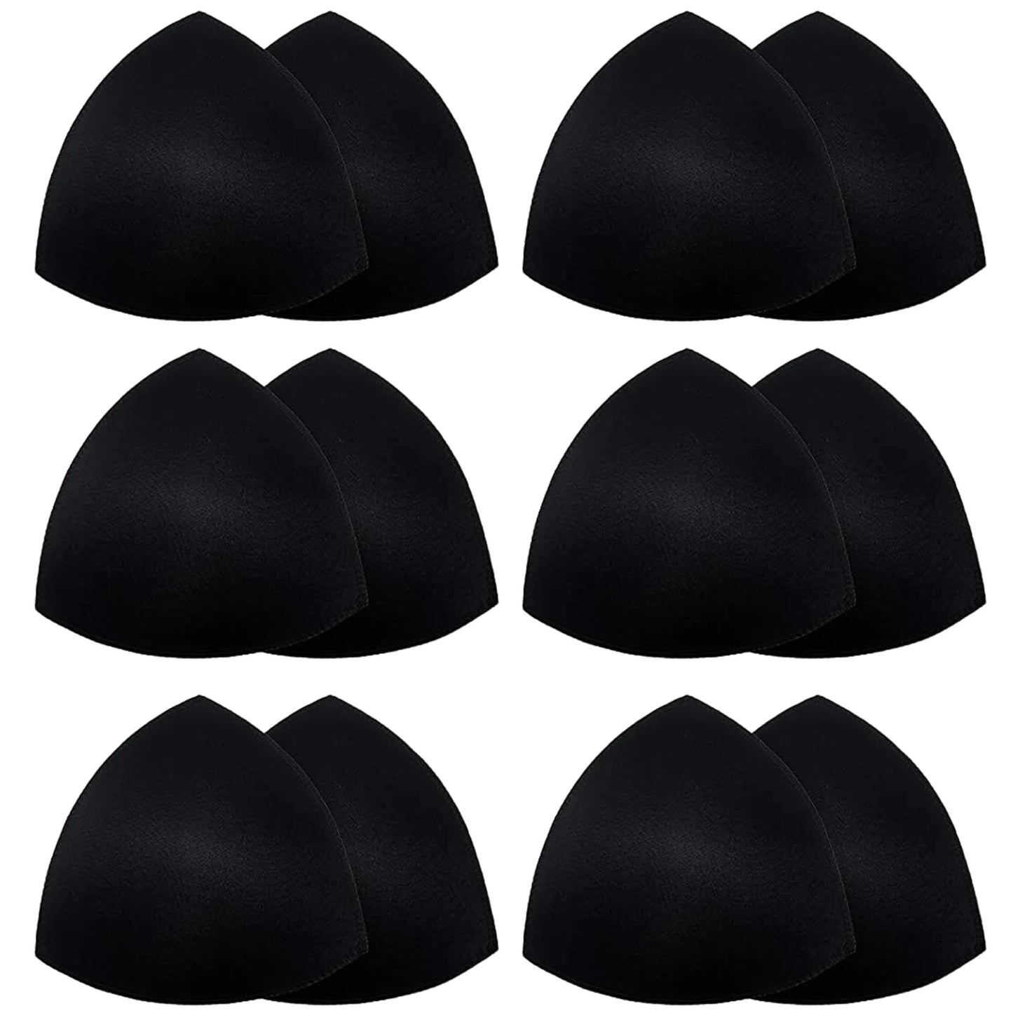 2/12pcs Bra Pads Soft Sponge Women Triangle Bra Pad Sports Bra Bikini Pads Yoga Bra Swimsuit Bralettes Nursing Bra Inserts