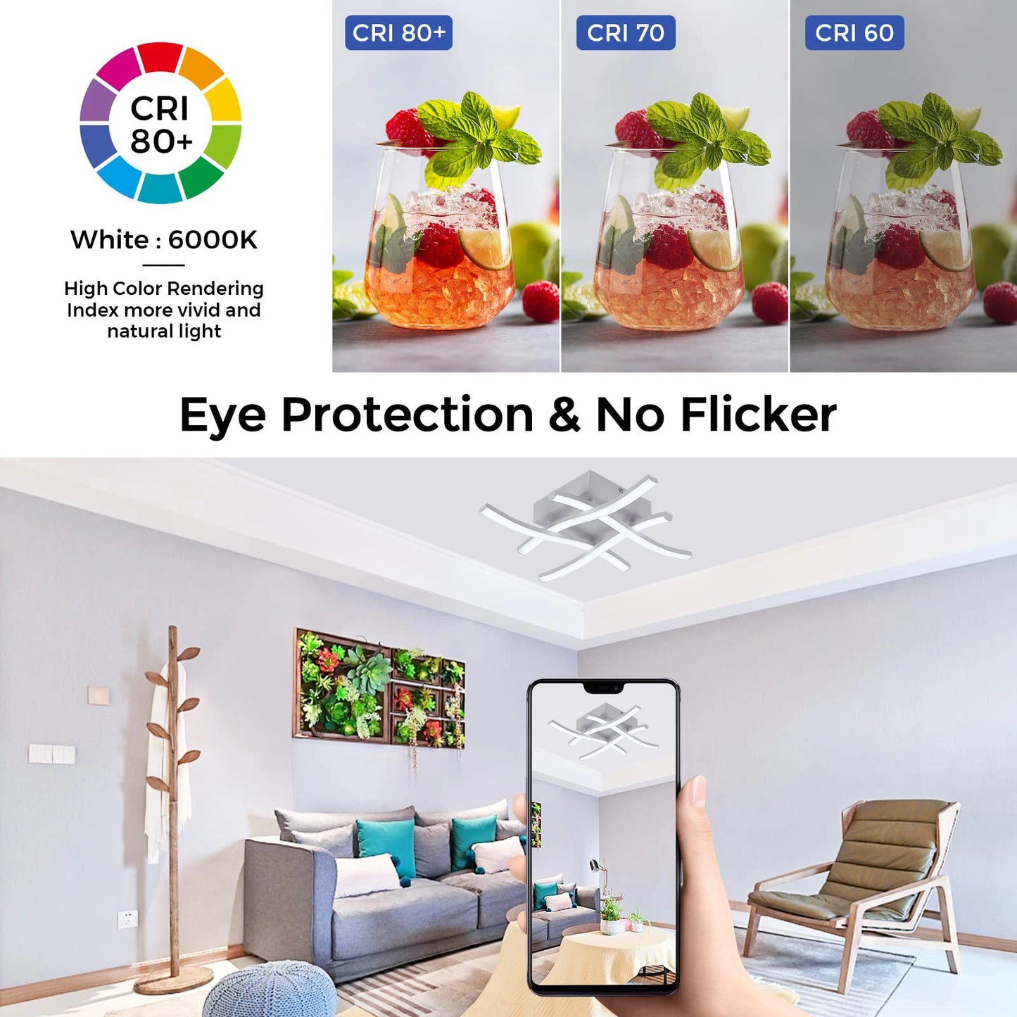 24W Modern Led Ceiling Lights Led Chandelier