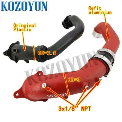 QT Cold Air Intake Charge Pipe Intake tube for BMW B58 M140i M240i 340i 440i xDrive 16-18
