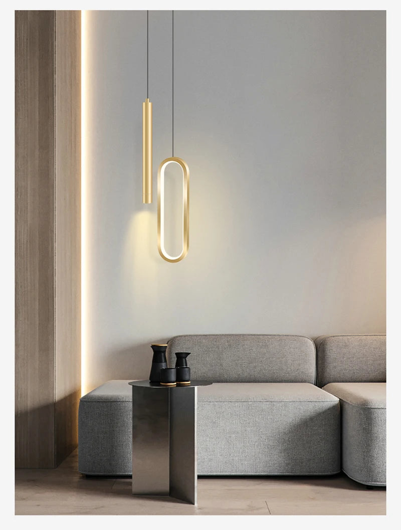 Nordic LED Pendant Light Hanging Lamps Interior Lighting Home Bedside Living Room