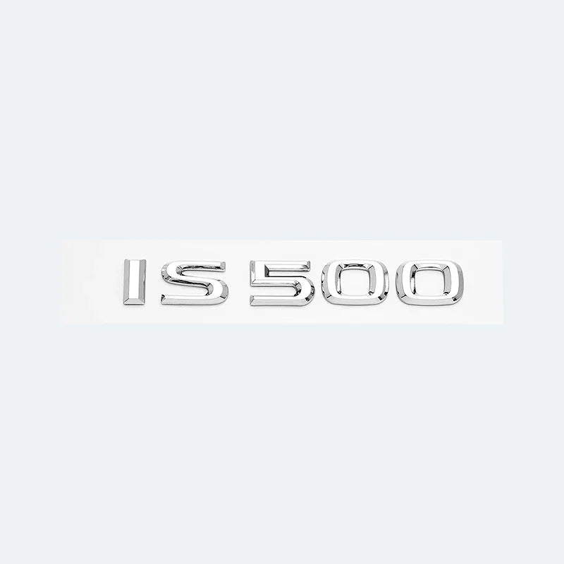 Lexus ABS Letters IS200 IS250 IS300 IS350 IS300h IS200t HYBRID Emblem For Lexus Car Trunk Logo Badge Sticker