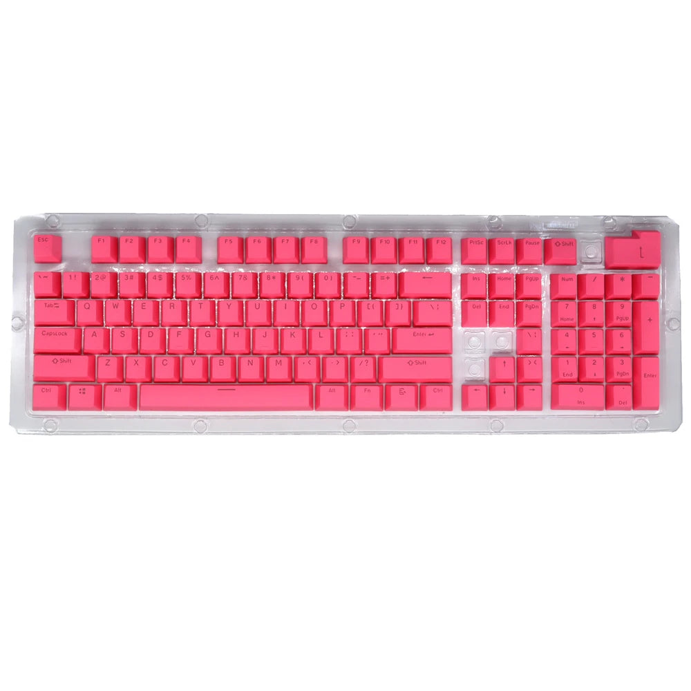 104pcs Mechanical Keyboard ABS Keycaps Blank Keycaps For Cherry MX PC Desktop Computer Key Cap Switches Keycap Keyboard