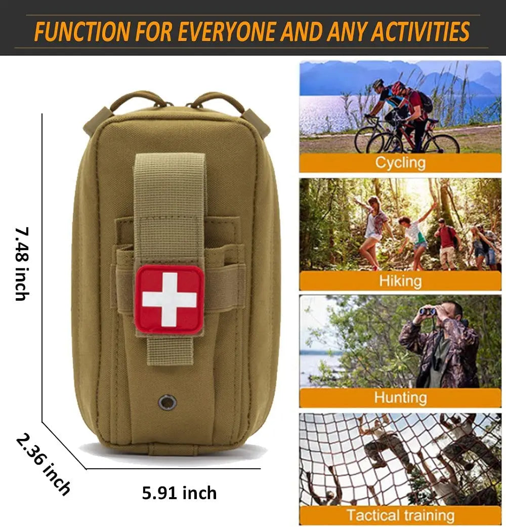 50611s-2 Tactical EMT First Aid Kit Pouch Bag