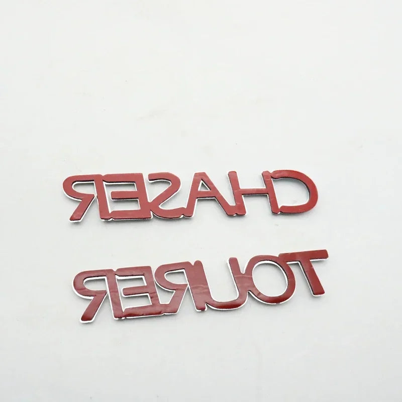 Car Exterior Rear Letter Logo Emblem Rear Trunk Emblem Sticking Letters For Mark II 2 Jzx100 Chaser Tourer V