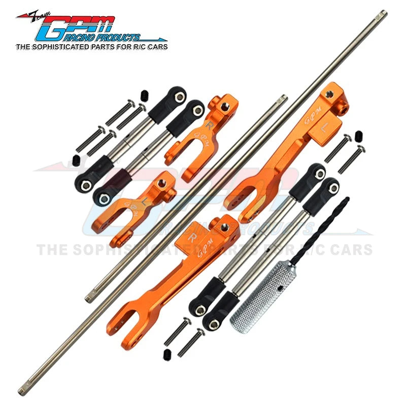 GPM Aluminum Front & Rear Sway Bar & S2 Stainless Steel Linkage For RC TRAXXAS  Unlimited Desert Racer 1/7 UDR Anti-Roll Bar
