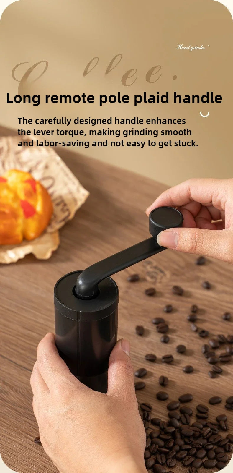 2025 New Hand Cranked Coffee Grinder