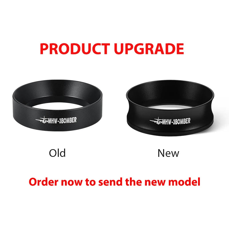 MHW-3BOMBER 58MM Magnetic Dosing Funnel with 10 Magnets Espresso Dosing Ring