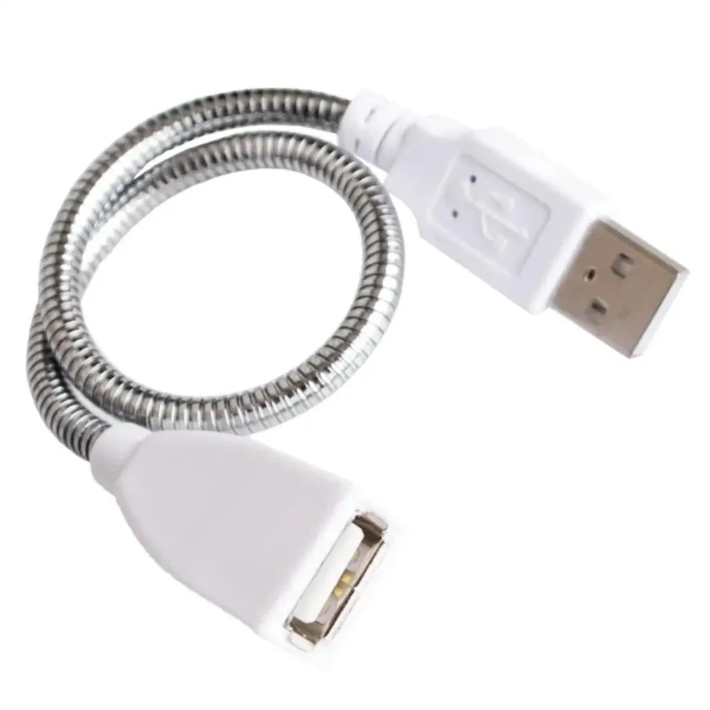 1/2/3pcs Desk Lamp USB Power Cable Extension Cord Flexible Metal Hose USB Desk Light