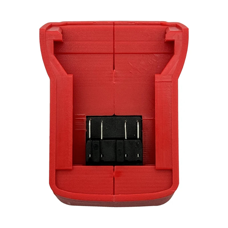 Portable Work Lamp Torch Spotlight LED Light Dual-USB Charging Port Power Bank Adapter Converter for Milwaukee 18V Battery