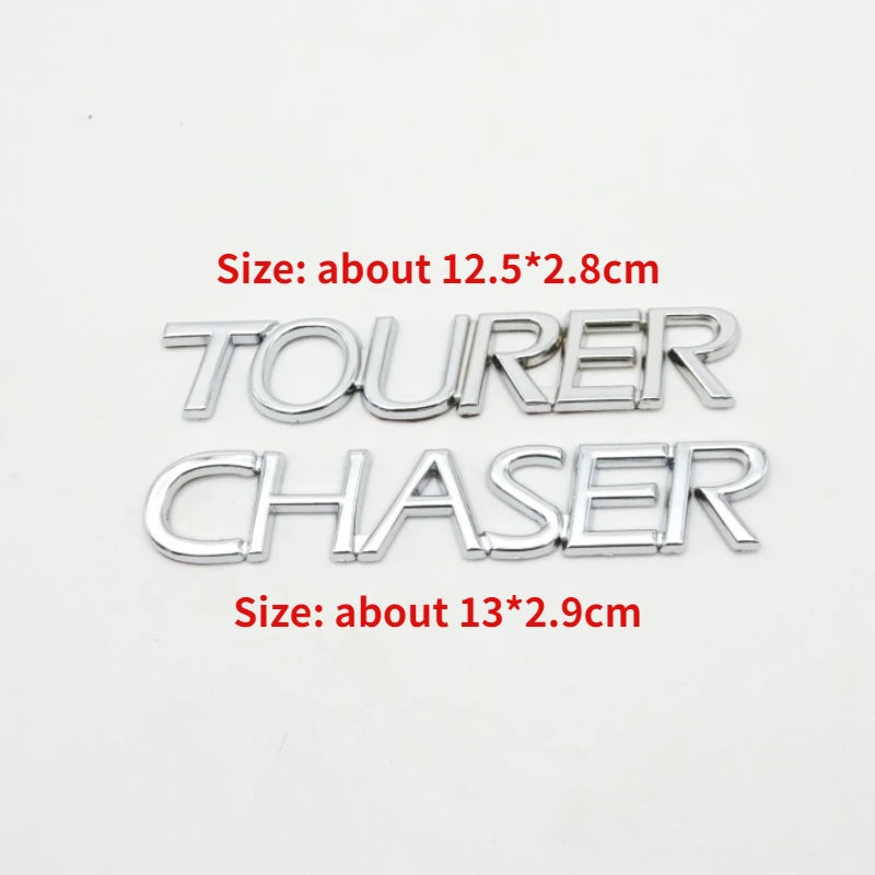 Car Exterior Rear Letter Logo Emblem Rear Trunk Emblem Sticking Letters For Mark II 2 Jzx100 Chaser Tourer V