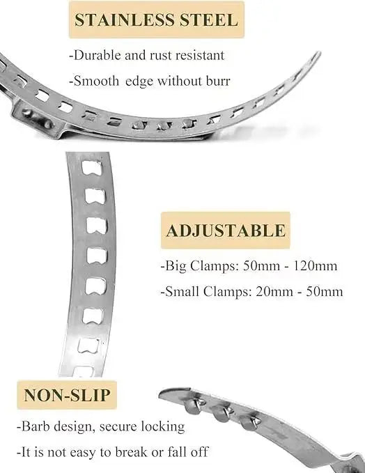 Car Silicone Universal CV Boot Kit Clamp Track Drive Shaft Ball Joint Boot Connector Kit