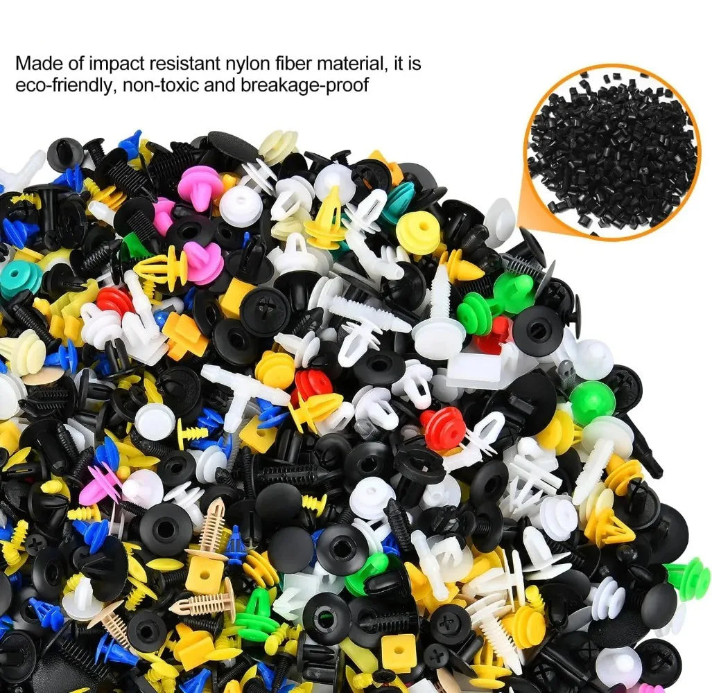 500Pcs 1000Pcs Mixed Car Buckle Clips and Remover Tool