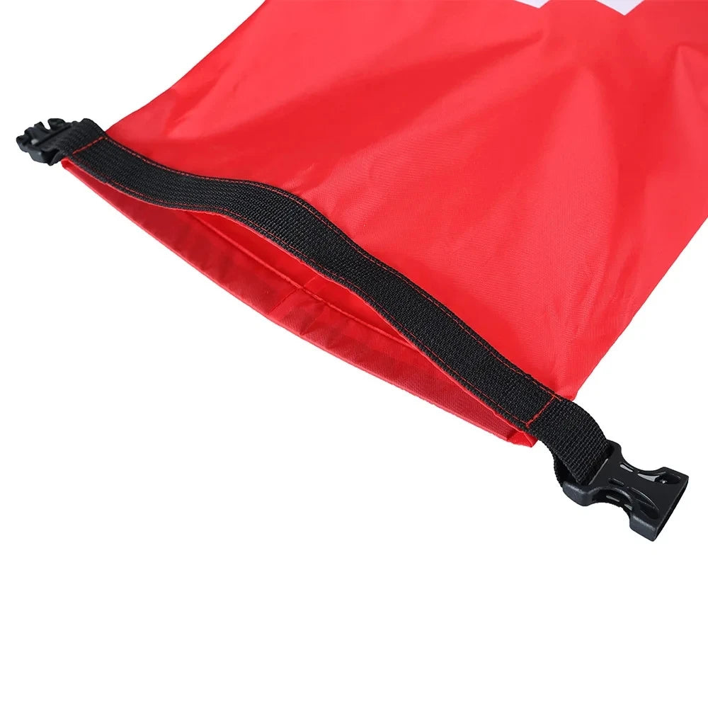 1.2L Portable Red Waterproof First Aid Kit Bag Emergency Kits
