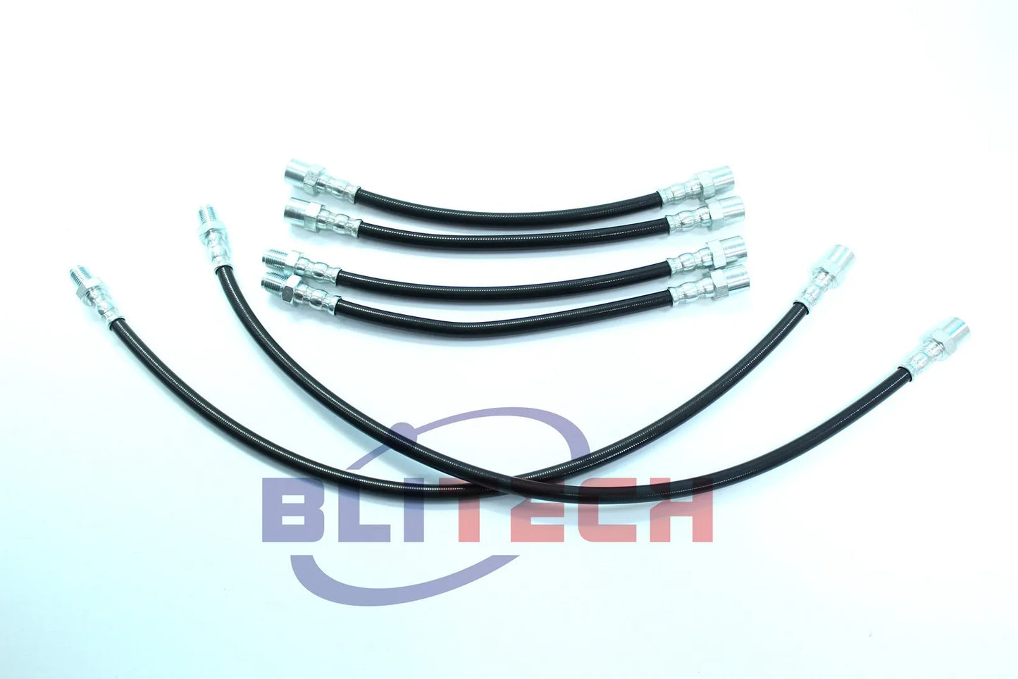 Stainless Front+Rear Racing Steel Brake Line Kit Cables For BMW E36 E34 E32 Red Blue Silver Black