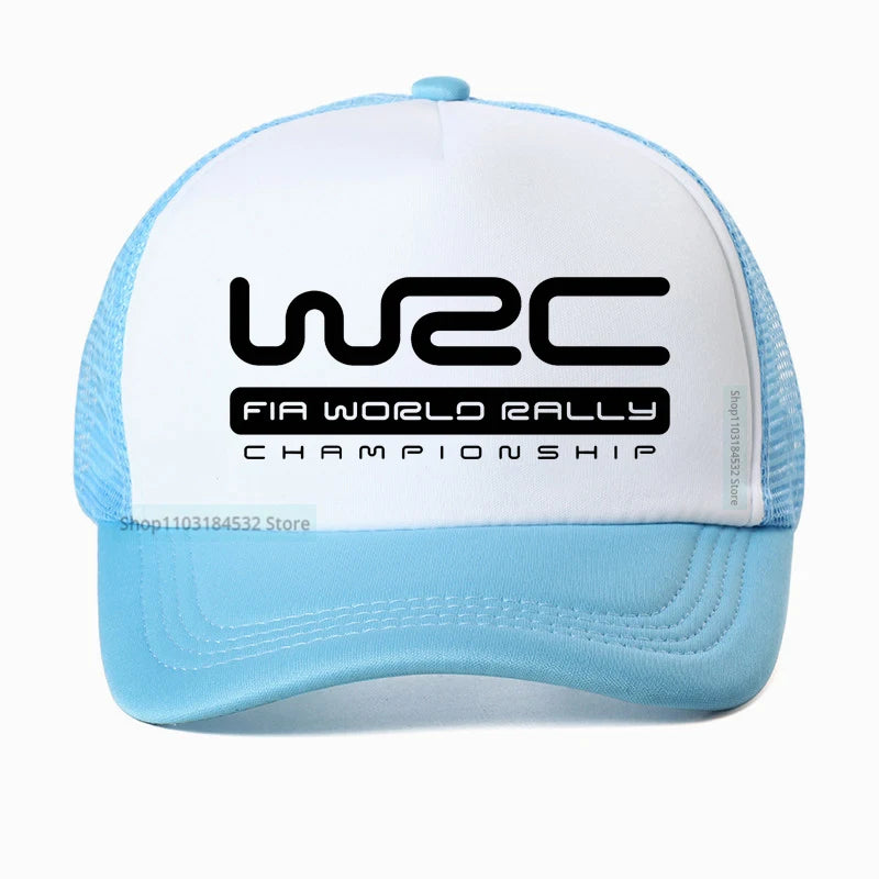 WRC World Rally Championship baseball cap outdoor sports Rally Car Racing hat Summer mesh breathable caps