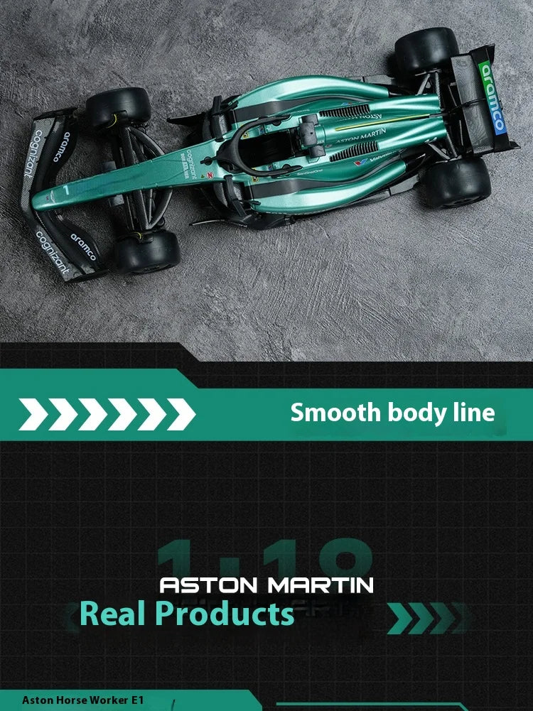 TSC 1:18 F1 Aston Martin 14 F1 /Mclaren 4 F1 Alloy Model Car