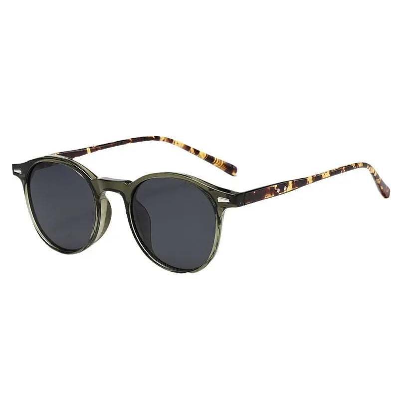 Unisex Casual Sunglasses Round Frame UV Resistant Polarized
