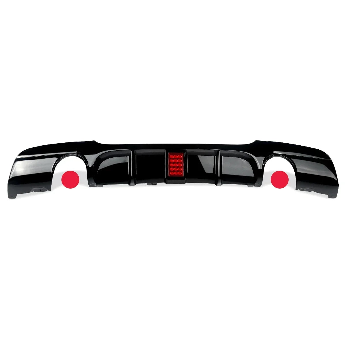 Rear Bumper Spoiler Lip  with Led for BMW  3 Series E90 318i 320i 328i 330i 335i 340i Diffuser with Brake Light 2005-2012