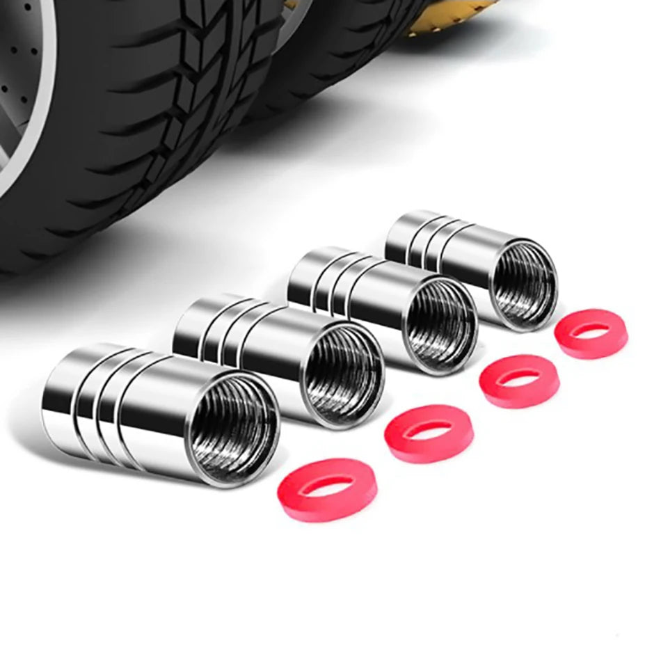 Car Tyre Valve Cap 4Pcs/Set New Universal Car Bicycle Motorbike Car Tire Valve Cap Wheel Dust Covers