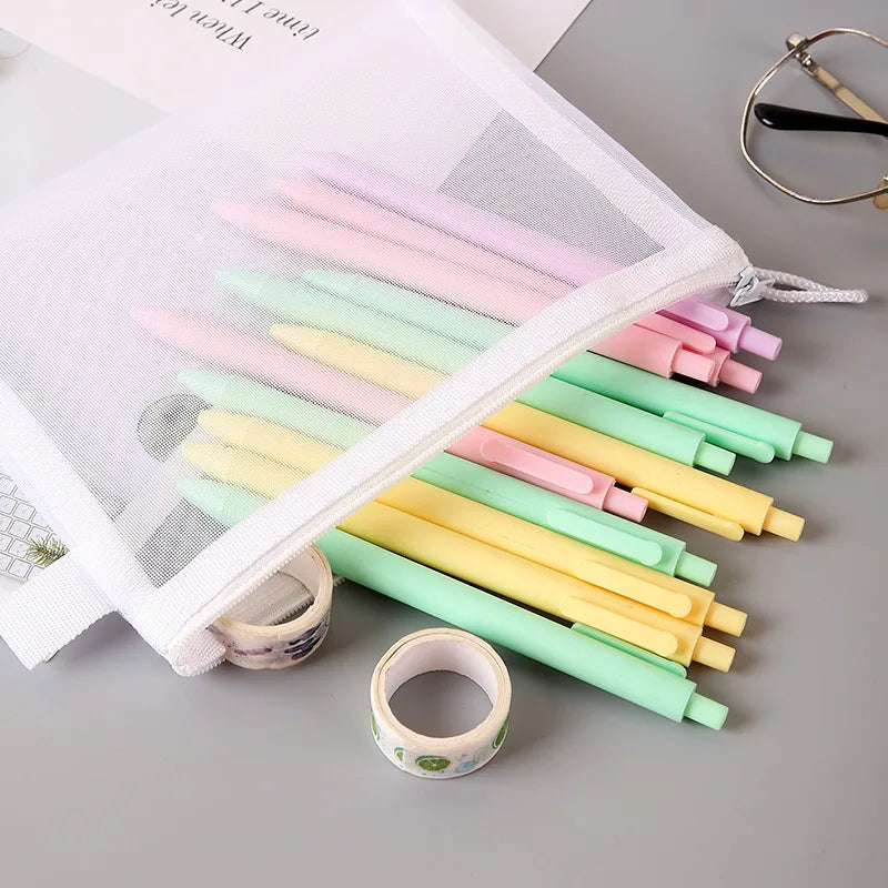 Mesh Zipper File Bag Toy Storage Bag