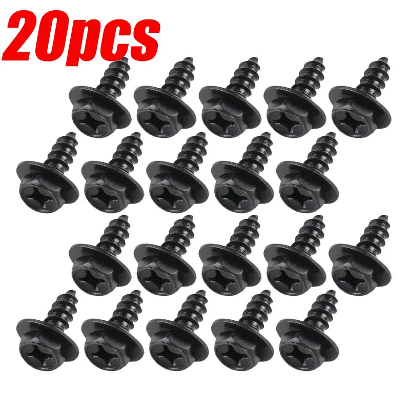 Universal Car Bumper Fender Fastener Hex Head Self Tapping Screws Car Fender Splash Guards