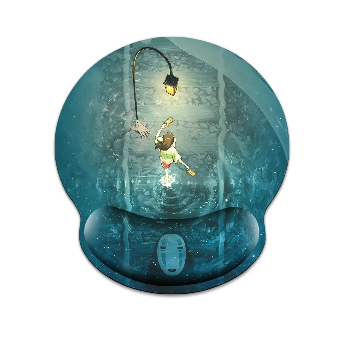 1pc Cartoon Character Design Wrist Mouse Pad Ergonomic Soft Anti-Slip Wrist Rest Support Mat Computer Mouse Pad For Office PC