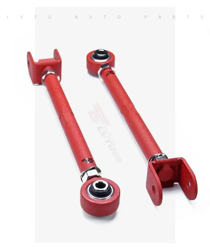 LVTU 98-05 Hot sell Red Adjustable Rear lower Camber Kit Control Arm Tension Rod For LEXUS IS200/GS300/SC430