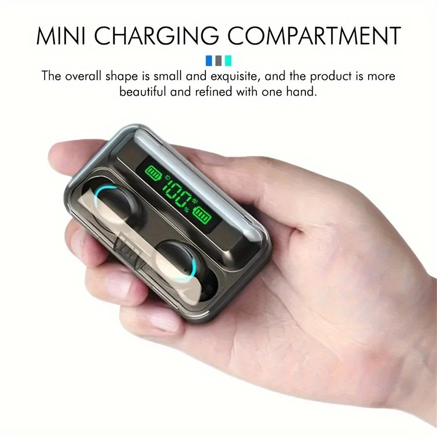F9 Wireless Bluetooth Headphones Tws Game Earbuds Earphones