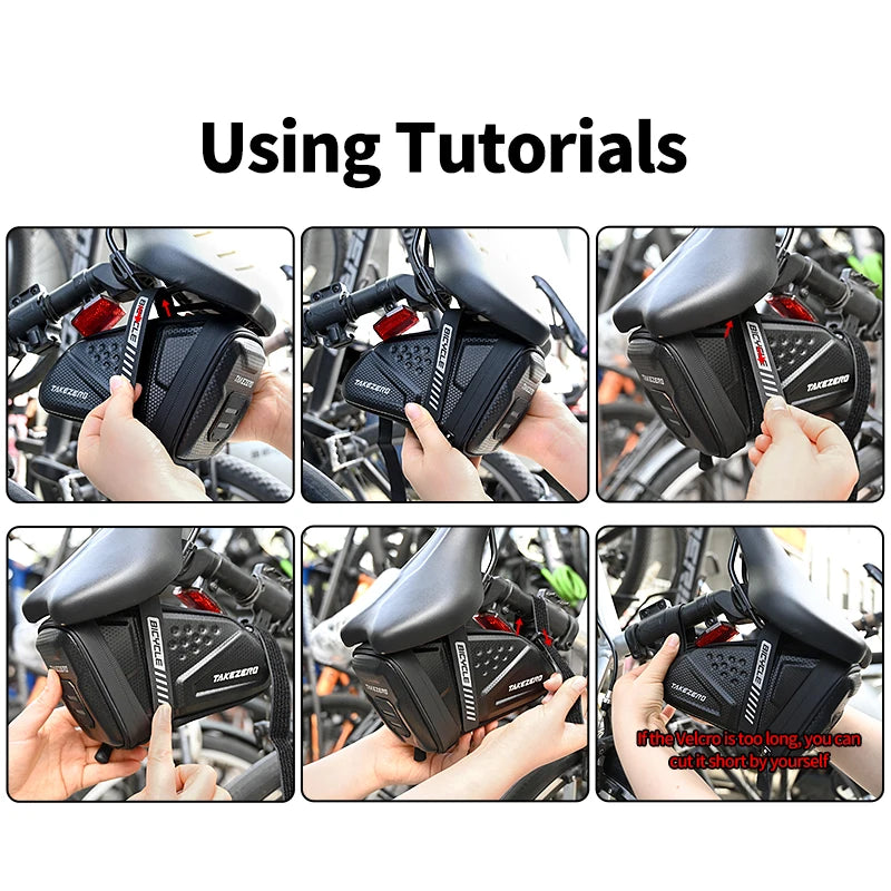 Bicycle Saddle Bag Waterproof Mountain Bike Saddle Storage