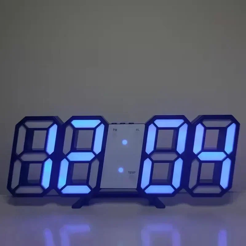 Electronic Digital Wall Clock Living Room Bedroom Decoration Decor Watches