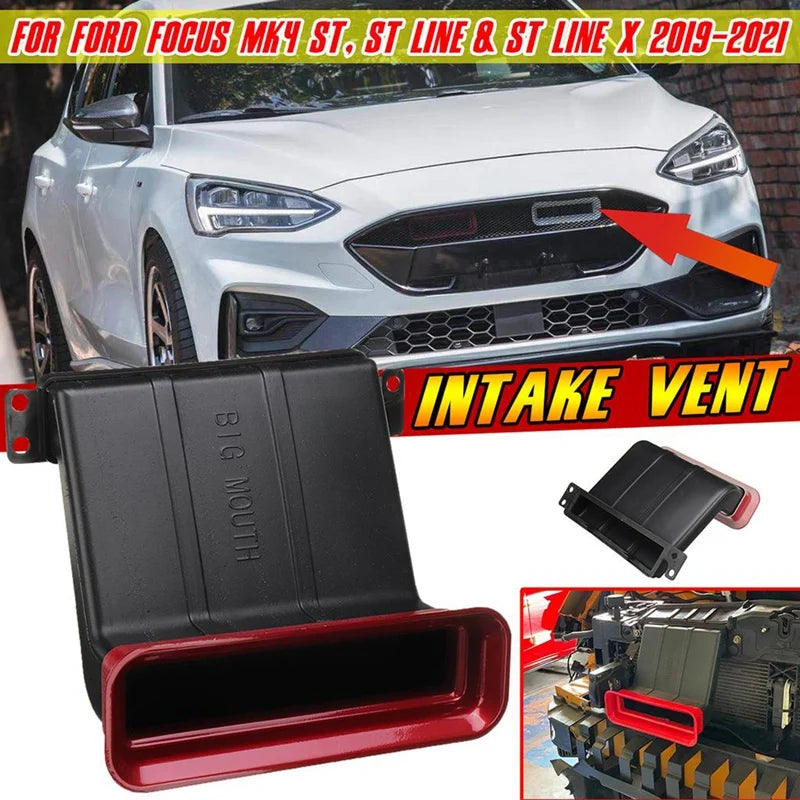 QT Ford Focus MK4 Air Inlet Tuyere Intake Duct 2019 2020 2021 Ford Focus RS ST Hatchback 4D Sedan 5D MK4 2019 2020 2021