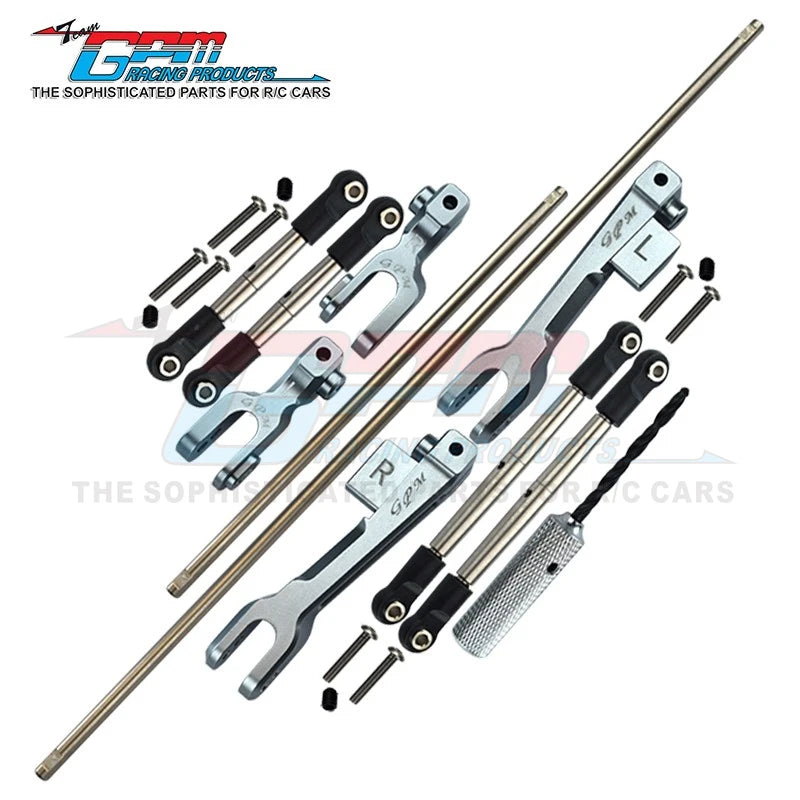 GPM Aluminum Front & Rear Sway Bar & S2 Stainless Steel Linkage For RC TRAXXAS  Unlimited Desert Racer 1/7 UDR Anti-Roll Bar