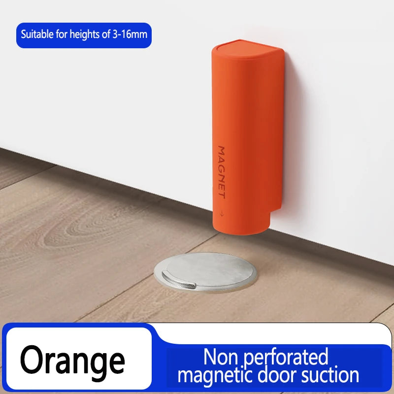 Door stop magnetic Door stopper nail free Door base door hardware