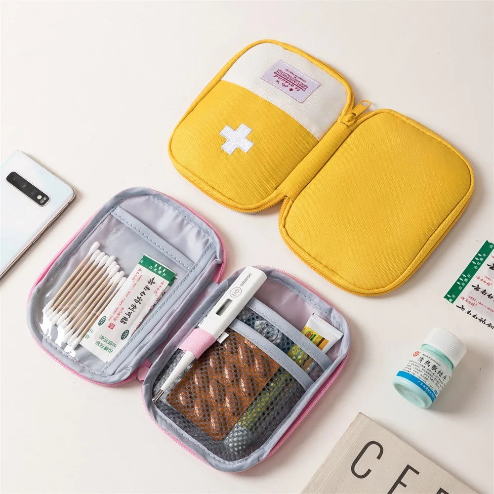 3 Pcs/set Portable Medical Storage Bag First Aid Kit Organizer Home Outdoor Travel Bag