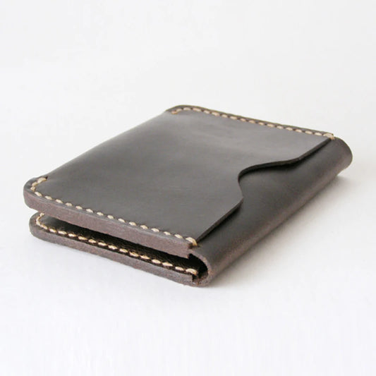 Luxury Handmade Genuine Leather Wallet Credit Card Holder Unisex